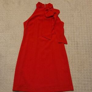 Vince Camuto Red Bow Accent Mini Dress Size 4